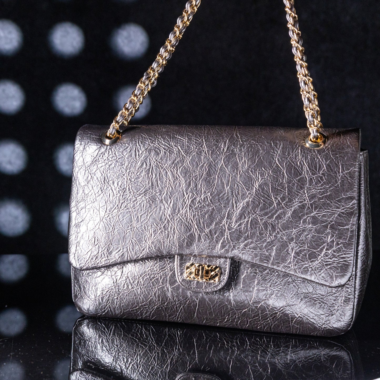 Lunar Luxe: Silver Handbag – Elegant Jewelry for Pageants and Events