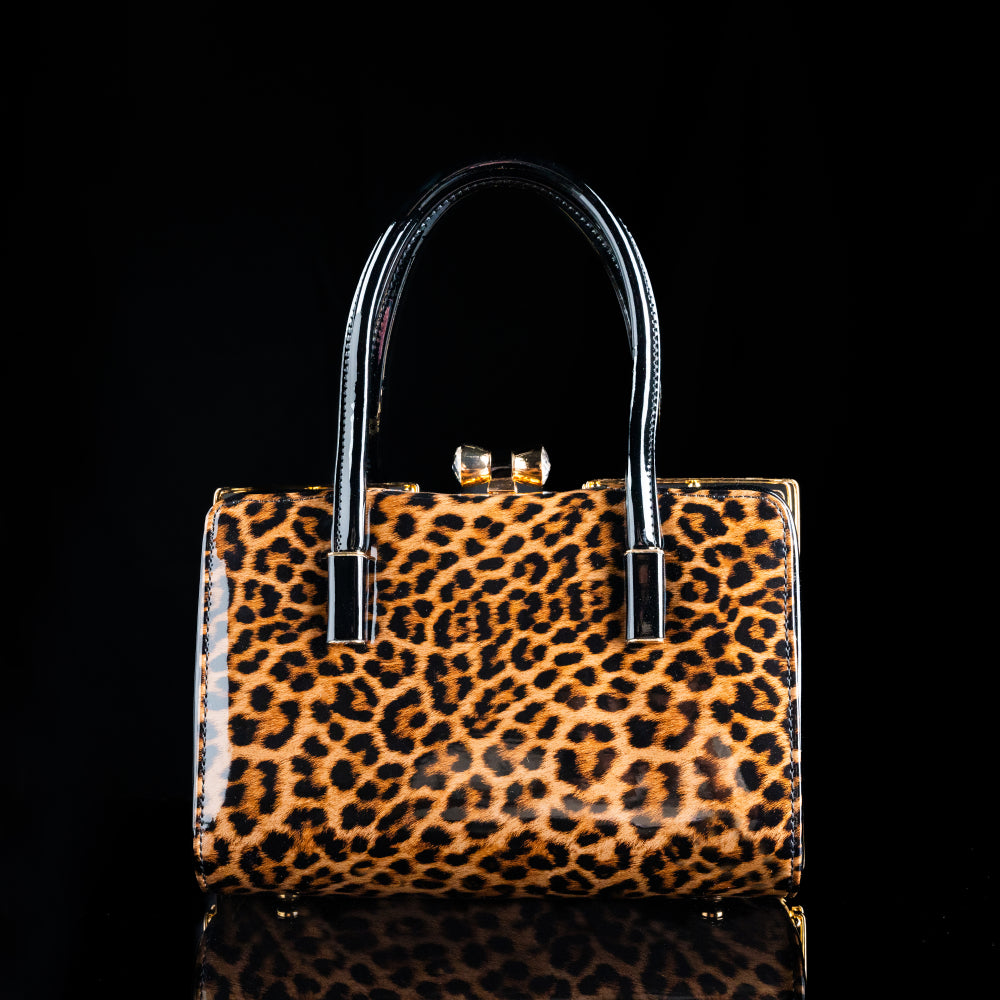 Leopard Handbag – Fierce & Fabulous – Elegant Jewelry for Pageants and Events