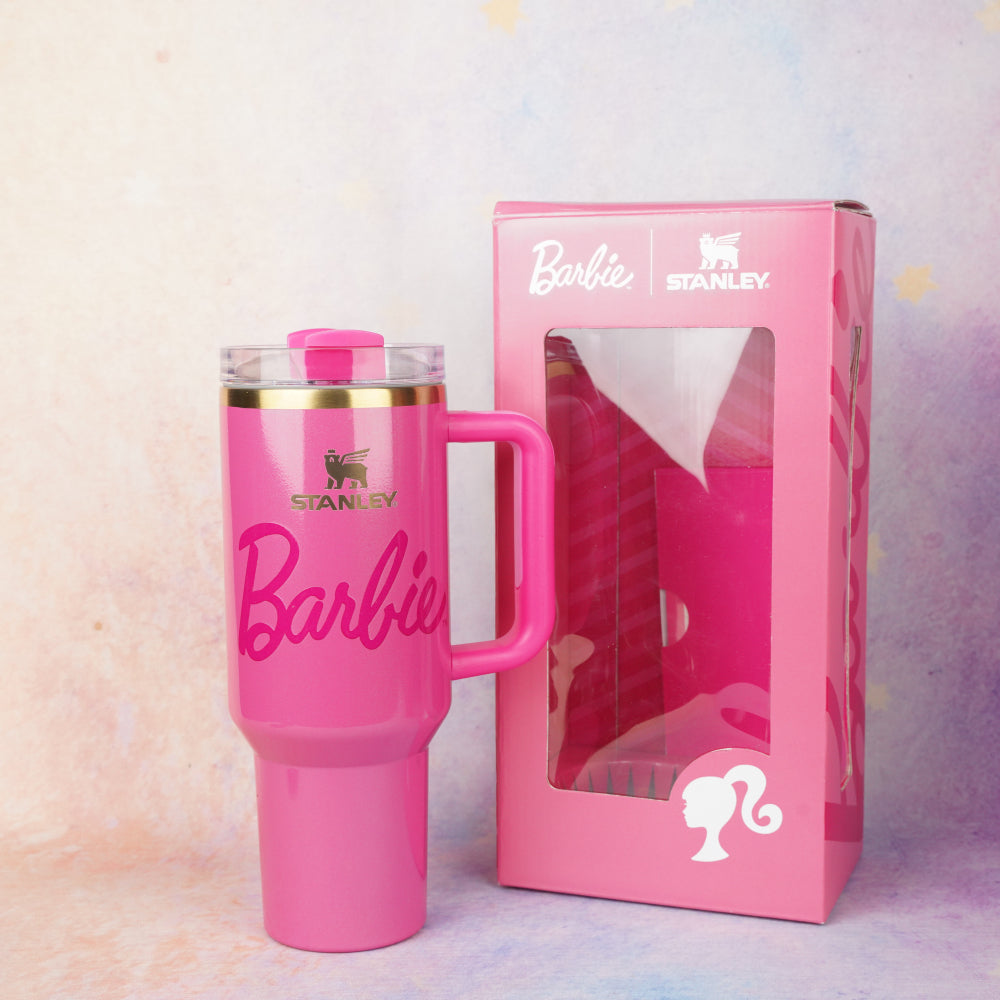 Stanley Pink Barbie Tumbler – Elegant Jewelry for Pageants and Events