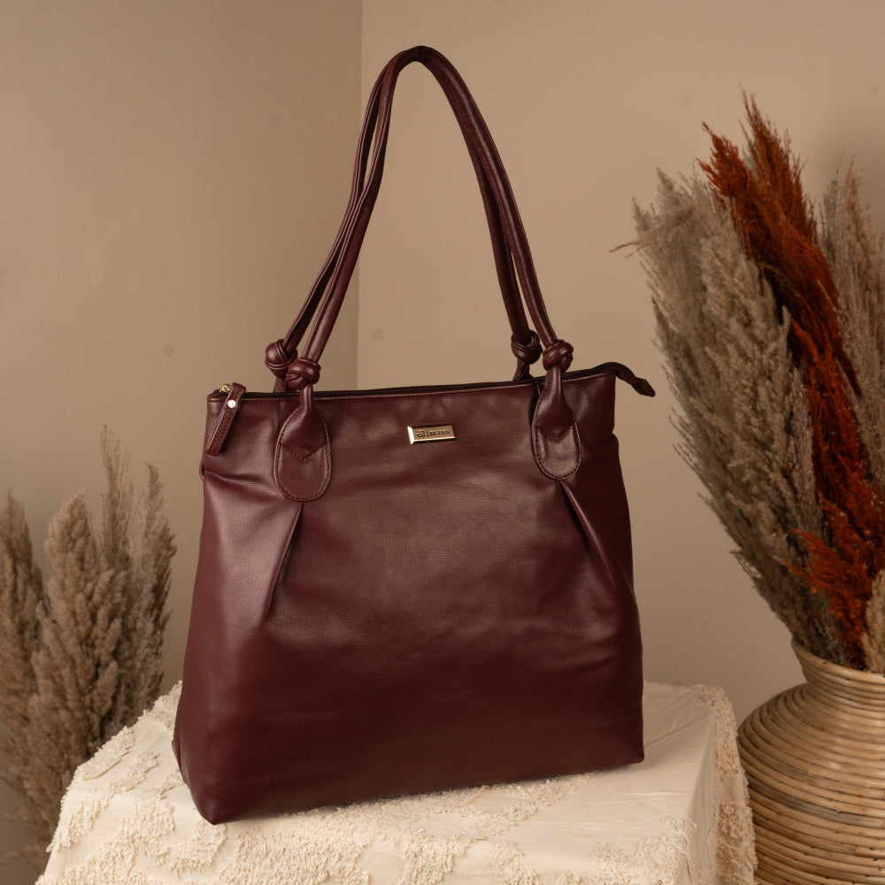 Red Wood Handbag – Rustic & Unique – Elegant Jewelry for Pageants and Events