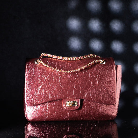 Crimson Charm: Red Handbag – Elegant Jewelry for Pageants and Events