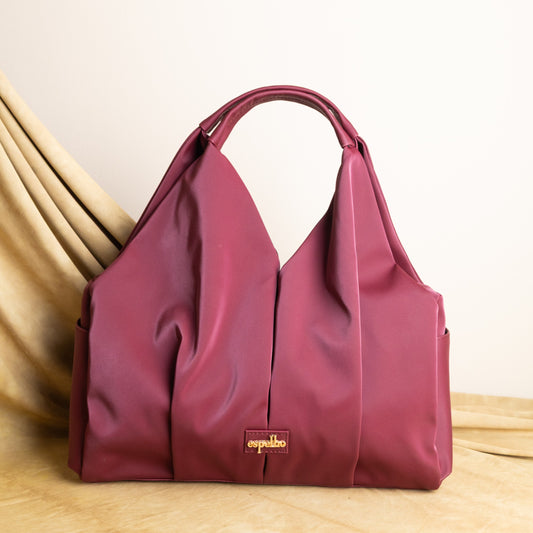 Rosé Regal: Wine Pink Handheld Bag – Elegant Jewelry for Pageants and Events