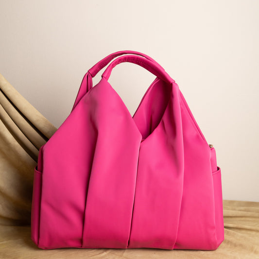 Blush Belle: Pink Handheld Bag – Elegant Jewelry for Pageants and Events