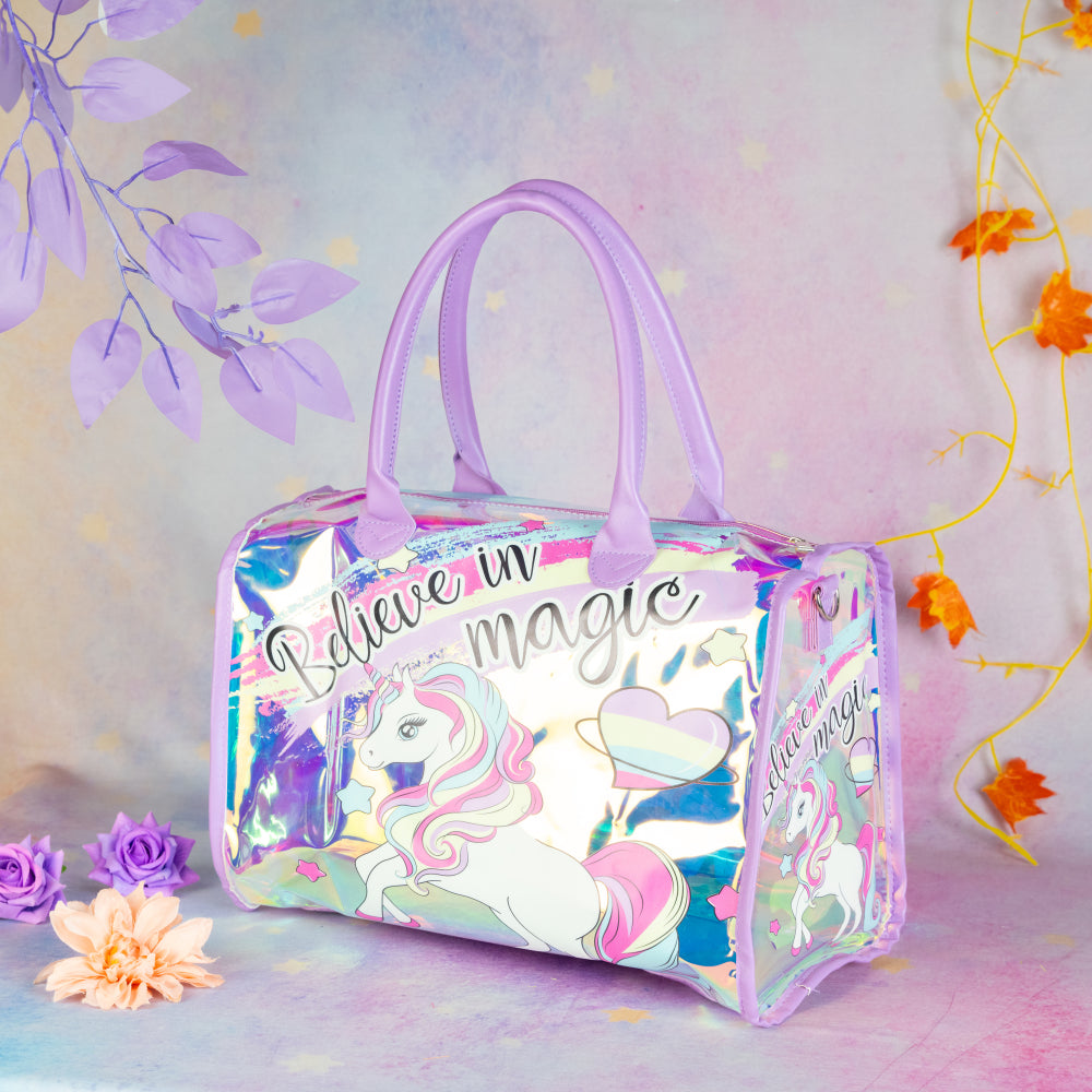 Unicorn Transparent Bag – Enchanting & Playful – Elegant Jewelry for Pageants and Events