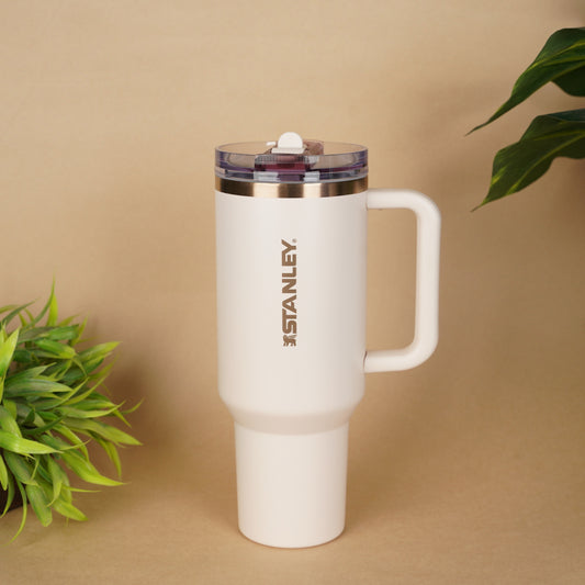 Stanley White Color Tumbler – Elegant Jewelry for Pageants and Events
