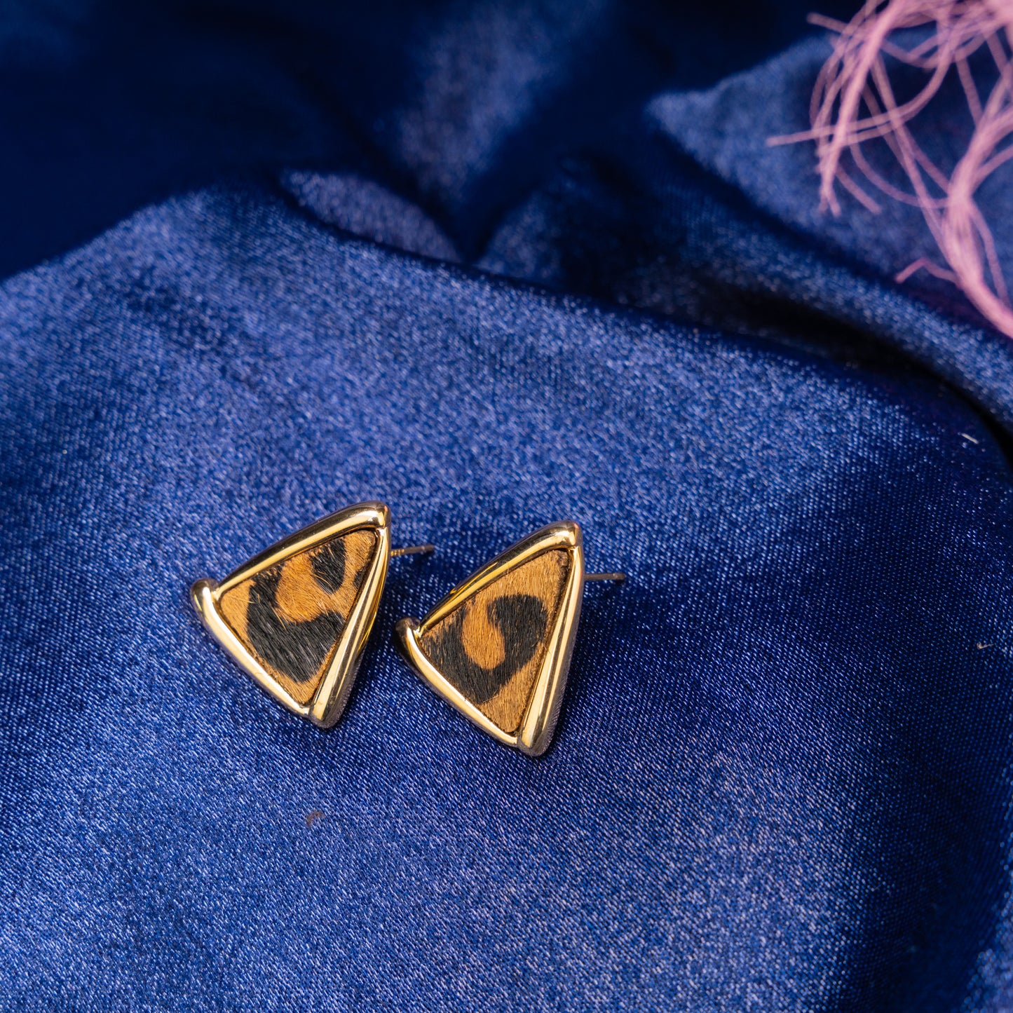 Triangle Shaped Stylish Earring – Elegant Jewelry for Pageants and Events