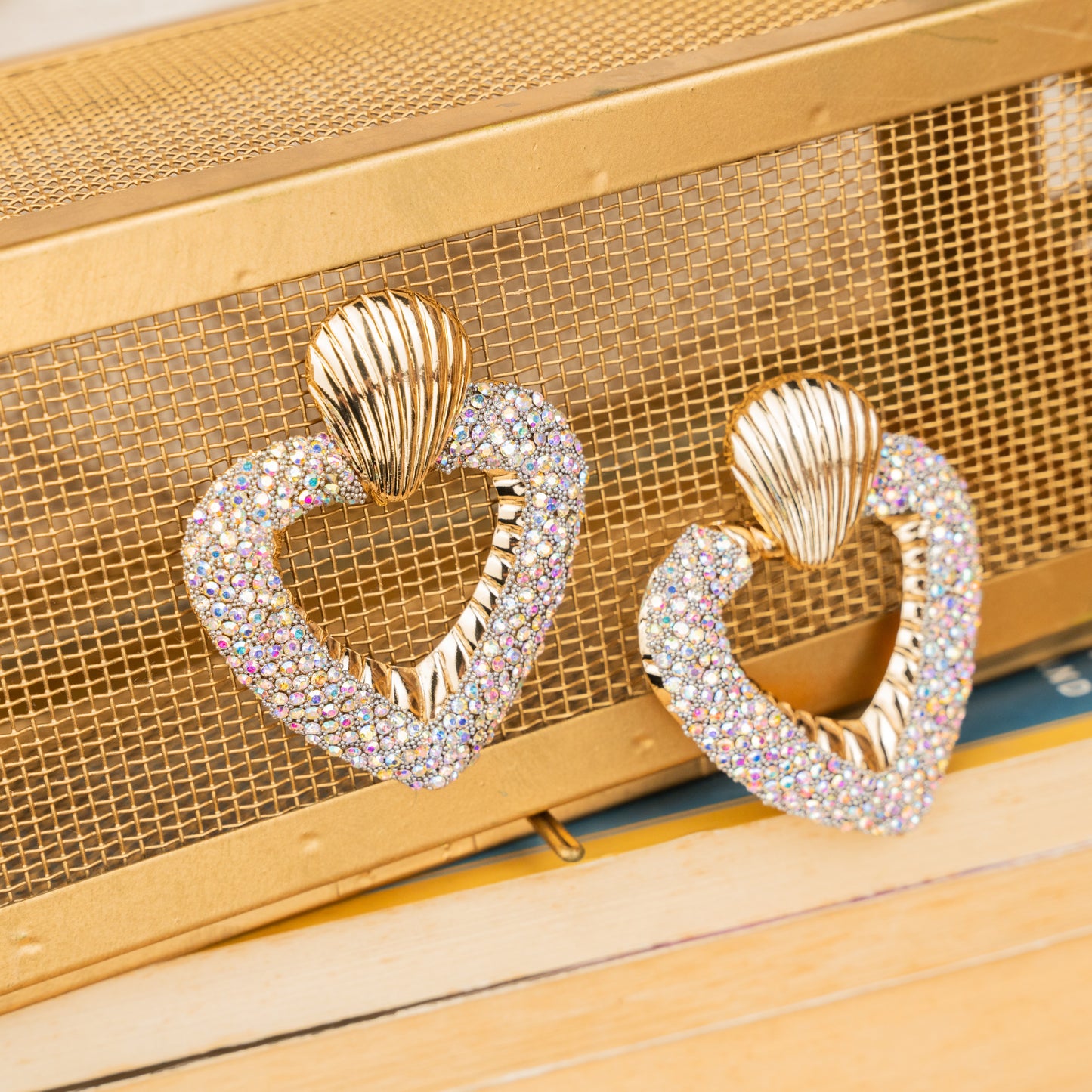 Heartfelt Spark Crystal Earrings – Elegant Jewelry for Pageants and Events