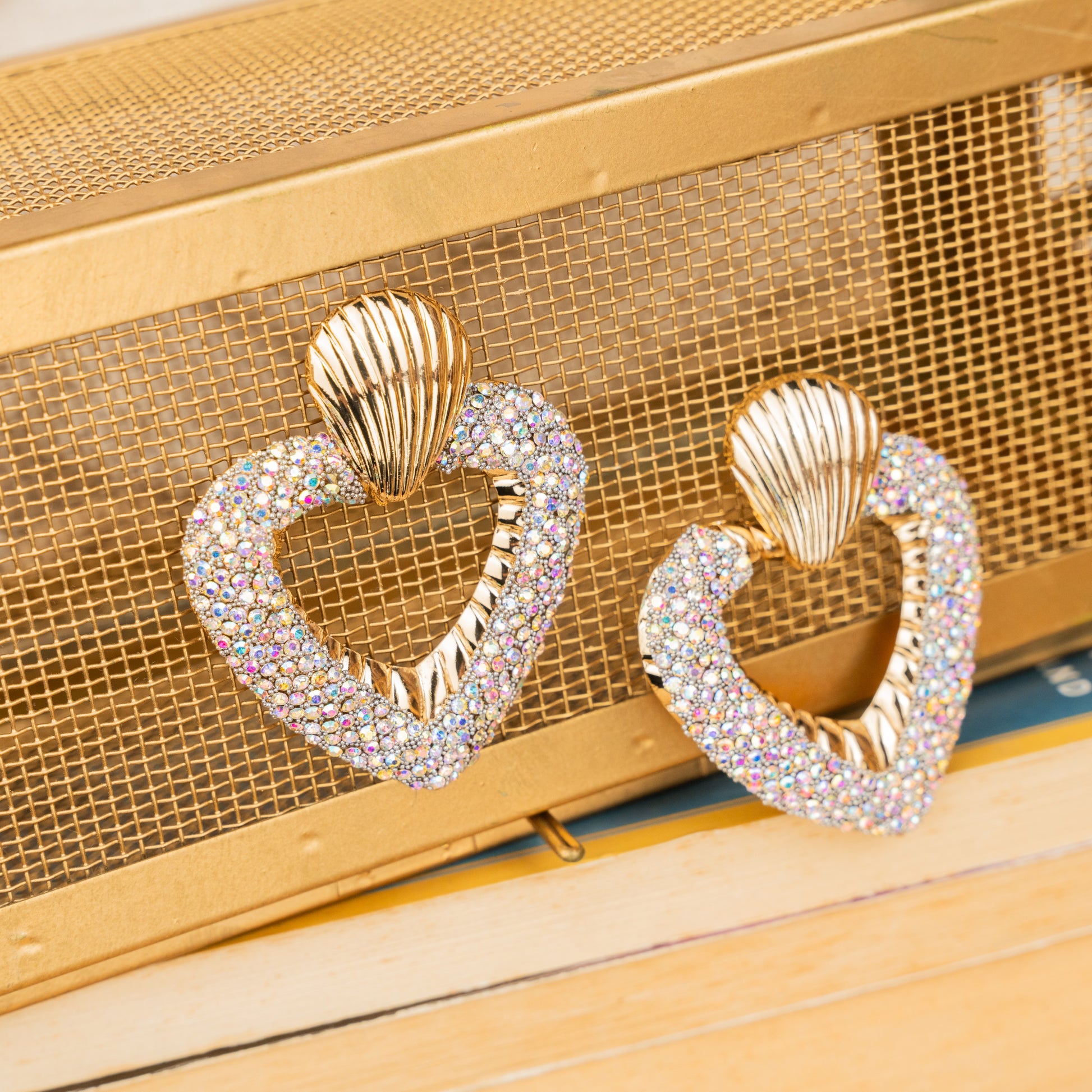 Heartfelt Spark Crystal Earrings – Elegant Jewelry for Pageants and Events