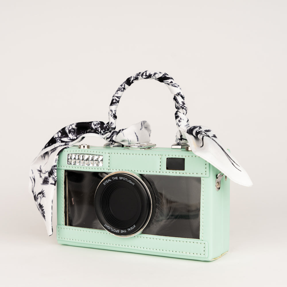 Light Green Cam Bag – Fresh & Unique – Elegant Jewelry for Pageants and Events