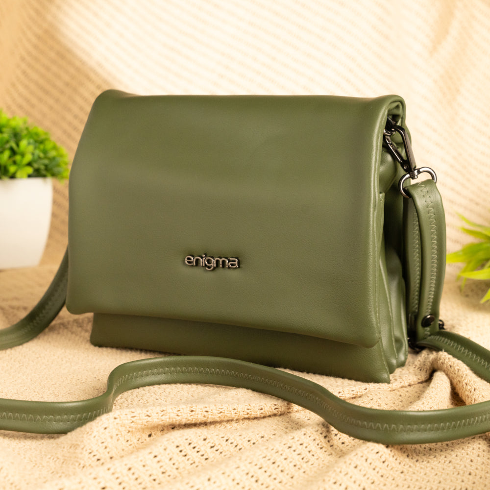 Enigma Green Handbag – Fresh & Stylish – Elegant Jewelry for Pageants and Events